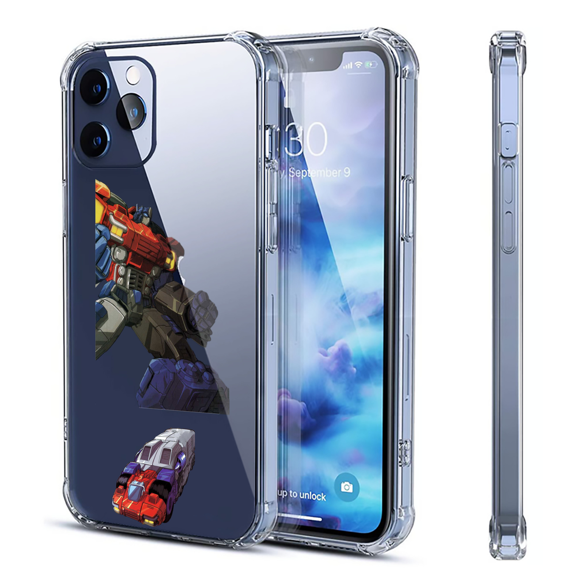 （画像用）  【iPhone 12シリーズ対応】透明スマホケース（クリアソフトケース）